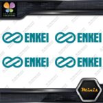 Compatible Enkei Wheels JDM Tuning Pack of 4 MINI SIZE Decals Stickers Vinyl - Image 13