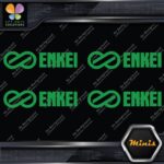 Compatible Enkei Wheels JDM Tuning Pack of 4 MINI SIZE Decals Stickers Vinyl - Image 14