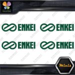 Compatible Enkei Wheels JDM Tuning Pack of 4 MINI SIZE Decals Stickers Vinyl - Image 16