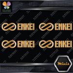 Compatible Enkei Wheels JDM Tuning Pack of 4 MINI SIZE Decals Stickers Vinyl - Image 17