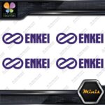 Compatible Enkei Wheels JDM Tuning Pack of 4 MINI SIZE Decals Stickers Vinyl - Image 22