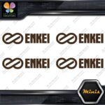Compatible Enkei Wheels JDM Tuning Pack of 4 MINI SIZE Decals Stickers Vinyl - Image 24