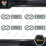 Compatible Enkei Wheels JDM Tuning Pack of 4 MINI SIZE Decals Stickers Vinyl - Image 5