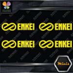 Compatible Enkei Wheels JDM Tuning Pack of 4 MINI SIZE Decals Stickers Vinyl - Image 6