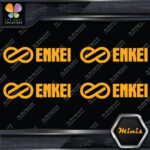 Compatible Enkei Wheels JDM Tuning Pack of 4 MINI SIZE Decals Stickers Vinyl - Image 7