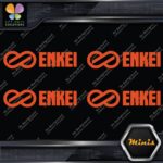 Compatible Enkei Wheels JDM Tuning Pack of 4 MINI SIZE Decals Stickers Vinyl - Image 8