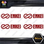 Compatible Enkei Wheels JDM Tuning Pack of 4 MINI SIZE Decals Stickers Vinyl - Image 9