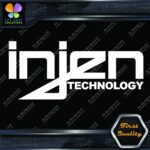 Compatible Injen Technology Exhaust Logo Tuning Racing JDM Vinyl Decals Stickers