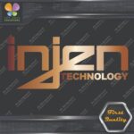 Compatible Injen Technology Exhaust Logo Tuning Racing JDM Vinyl Decals Stickers - Image 19