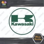 Compatible Kawasaki Vintage Circle K Logo Motocycles Vinyl Decals Stickers - Image 12