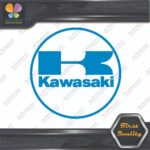 Compatible Kawasaki Vintage Circle K Logo Motocycles Vinyl Decals Stickers - Image 14