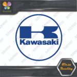 Compatible Kawasaki Vintage Circle K Logo Motocycles Vinyl Decals Stickers - Image 15