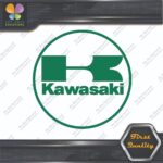 Compatible Kawasaki Vintage Circle K Logo Motocycles Vinyl Decals Stickers