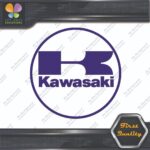 Compatible Kawasaki Vintage Circle K Logo Motocycles Vinyl Decals Stickers - Image 24