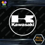 Compatible Kawasaki Vintage Circle K Logo Motocycles Vinyl Decals Stickers - Image 5