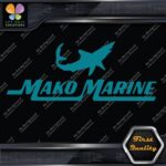 Compatible Mako Marine Fishing Boats Shark Name Outboard Decals Stickers Vinyl - Image 13