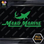 Compatible Mako Marine Fishing Boats Shark Name Outboard Decals Stickers Vinyl - Image 14