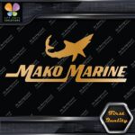 Compatible Mako Marine Fishing Boats Shark Name Outboard Decals Stickers Vinyl - Image 17