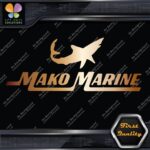Compatible Mako Marine Fishing Boats Shark Name Outboard Decals Stickers Vinyl - Image 19