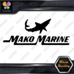 Compatible Mako Marine Fishing Boats Shark Name Outboard Decals Stickers Vinyl - Image 3