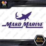Compatible Mako Marine Fishing Boats Shark Name Outboard Decals Stickers Vinyl - Image 22