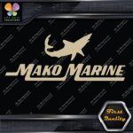 Compatible Mako Marine Fishing Boats Shark Name Outboard Decals Stickers Vinyl - Image 23