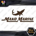 Compatible Mako Marine Fishing Boats Shark Name Outboard Decals Stickers Vinyl - Image 24
