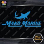 Compatible Mako Marine Fishing Boats Shark Name Outboard Decals Stickers Vinyl - Image 4