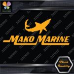 Compatible Mako Marine Fishing Boats Shark Name Outboard Decals Stickers Vinyl - Image 7