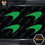 Compatible McLaren Sports Cars Logo Pack of 4 MINI SIZE Decals Stickers Vinyl - Image 14