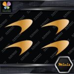 Compatible McLaren Sports Cars Logo Pack of 4 MINI SIZE Decals Stickers Vinyl - Image 17