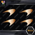 Compatible McLaren Sports Cars Logo Pack of 4 MINI SIZE Decals Stickers Vinyl - Image 19