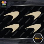 Compatible McLaren Sports Cars Logo Pack of 4 MINI SIZE Decals Stickers Vinyl - Image 23