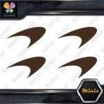 Compatible McLaren Sports Cars Logo Pack of 4 MINI SIZE Decals Stickers Vinyl - Image 24