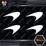 Compatible McLaren Sports Cars Logo Pack of 4 MINI SIZE Decals Stickers Vinyl - Image 4