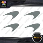 Compatible McLaren Sports Cars Logo Pack of 4 MINI SIZE Decals Stickers Vinyl - Image 5
