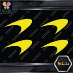 Compatible McLaren Sports Cars Logo Pack of 4 MINI SIZE Decals Stickers Vinyl - Image 6