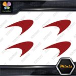 Compatible McLaren Sports Cars Logo Pack of 4 MINI SIZE Decals Stickers Vinyl - Image 9