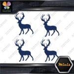 Deer Standing Up Male Stag Buck Pack of 4 MINI SIZE Decals Stickers Vinyl - Image 12
