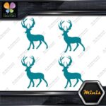 Deer Standing Up Male Stag Buck Pack of 4 MINI SIZE Decals Stickers Vinyl - Image 13