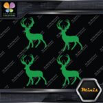 Deer Standing Up Male Stag Buck Pack of 4 MINI SIZE Decals Stickers Vinyl - Image 14