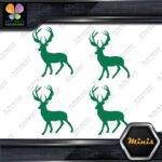 Deer Standing Up Male Stag Buck Pack of 4 MINI SIZE Decals Stickers Vinyl - Image 15