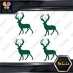 Deer Standing Up Male Stag Buck Pack of 4 MINI SIZE Decals Stickers Vinyl - Image 16