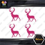 Deer Standing Up Male Stag Buck Pack of 4 MINI SIZE Decals Stickers Vinyl - Image 20