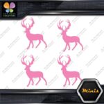 Deer Standing Up Male Stag Buck Pack of 4 MINI SIZE Decals Stickers Vinyl - Image 21