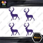 Deer Standing Up Male Stag Buck Pack of 4 MINI SIZE Decals Stickers Vinyl - Image 22