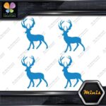 Deer Standing Up Male Stag Buck Pack of 4 MINI SIZE Decals Stickers Vinyl - Image 10