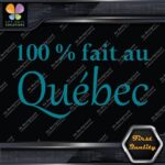 100% Fait au Québec Quebec Canadian Canada Province Decals Stickers Vinyl - Image 13