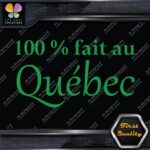 100% Fait au Québec Quebec Canadian Canada Province Decals Stickers Vinyl - Image 14