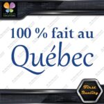100% Fait au Québec Quebec Canadian Canada Province Decals Stickers Vinyl